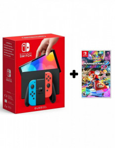 Konzola Nintendo Switch OLED Model Neon Red and Blue + Mario Kart 8 Deluxe