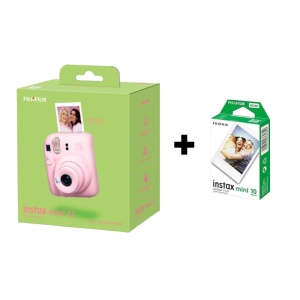 FUJI Instax Mini 12 Digitalni fotoaparat - Blossom Pink + 10 filmova