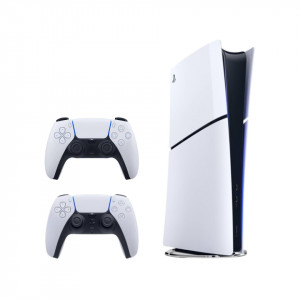 Konzola Sony Playstation 5 PS5 1TB Slim Digital + Dualsense White - Img 2