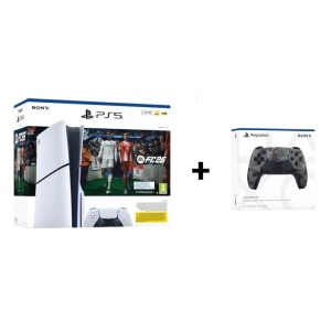 Konzola Sony PlayStation 5 PS5 Slim + EA SPORTS: FC 26 + Dualsense Camo controller