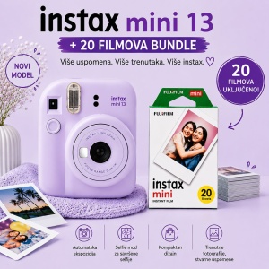 Fuji FOTOAPARAT Instax Mini 13 Dreamy Purple + 20 filmova