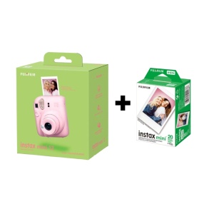 FUJI Instax Mini 12 Digitalni fotoaparat - Blossom Pink + 20 filmova