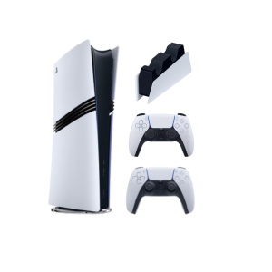 Konzola PlayStation 5 Pro 2TB + Dualsense Wireless Controller White + Dualsense Charging Station