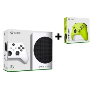 Konzola XBOX Series S 512GB SSD + Wireless controller Electric Volt - Img 1