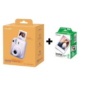 FUJI Instax Mini 12 Digitalni fotoaparat - Lilac Purple + 20 filmova