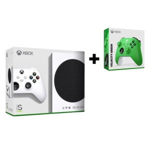 Konzola XBOX Series S 512GB SSD + Wireless controller Velocity Green - Img 1