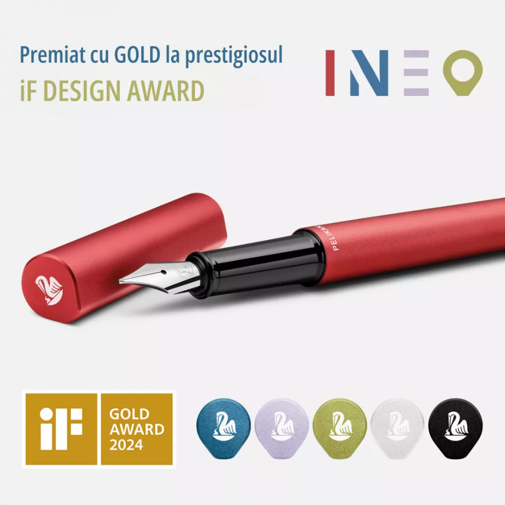 Al 100-lea premiu câștigat de Pelikan:  Stiloul Ineo a fost premiat la prestigiosul