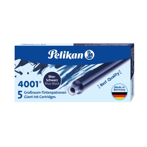 Patroane cerneala 4001, dimensiune mare, culoare albastru inchis, set 5 - Img 1