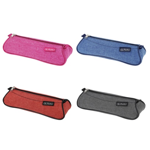 Penar tip etui triunghiular bicolor, mix fete / baieti, 4 culori asortate - Img 1