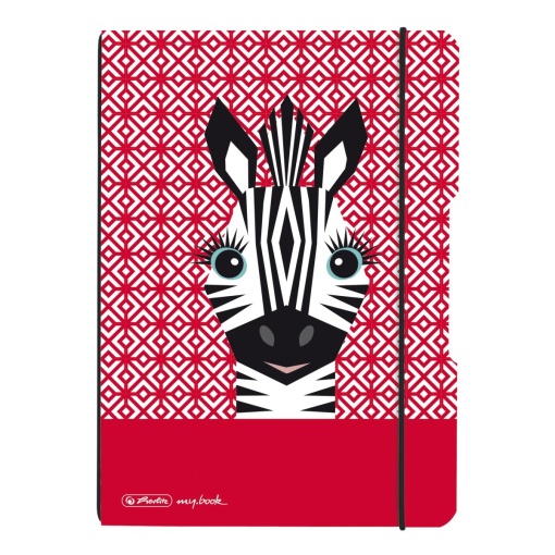 Caiet my.book flex A5 40 file, dictando, motiv Cute Animals Zebra - Img 1