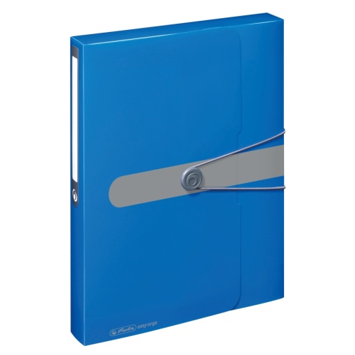 Mapa EOTG A4 40mm, inchidere cu elastic, albastru