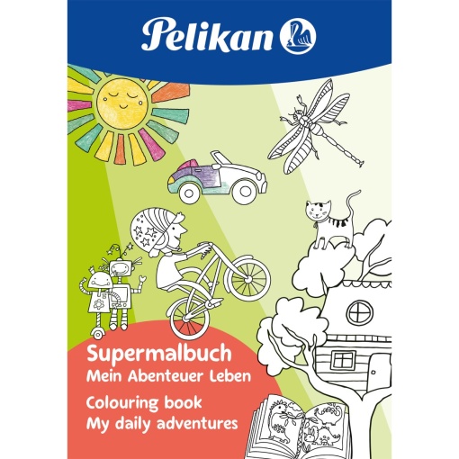 Carte de colorat "My daily adventure", A4 32 file