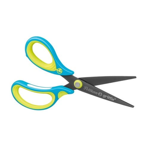 Foarfeca griffix pentru stangaci, neon fresh, varf ascutit, 15 cm