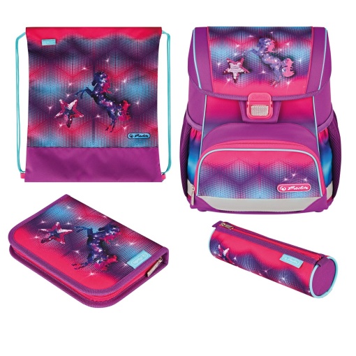 Ghiozdan echipat Loop Plus, motiv Funky Horse
