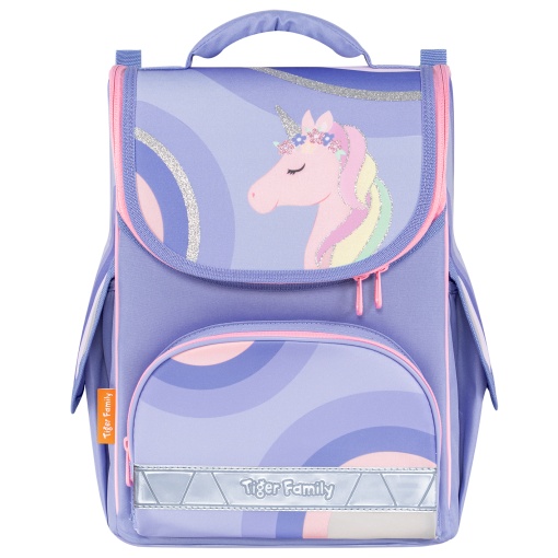 Ghiozdan neechipat Nature Quest Lite, motiv Delicate Unicorn