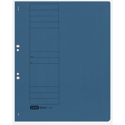 Dosar cu capse Elba Smart Eyelet A4 1/1, capacitate 200 coli, culoare albastru