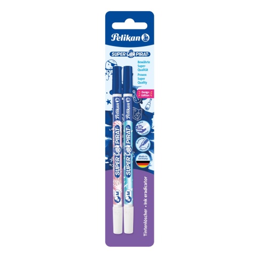 Carioca corectoare Super Pirat design edition, varf M, set 2, blister