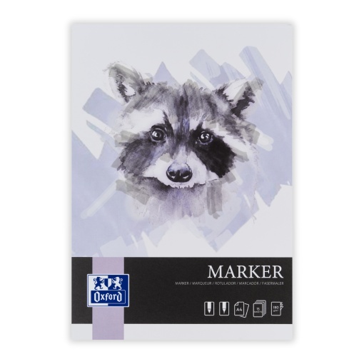 Bloc desen Marker A4 15 file, hartie 180g/mp, colectia Oxford Artistic