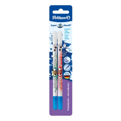 Carioca corectoare Super Pirat, varf M, set 2, blister