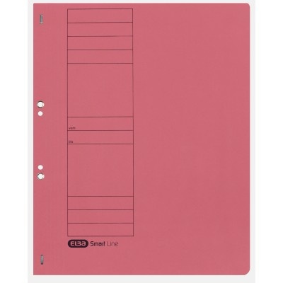 Dosar cu capse Elba Smart Eyelet A4 1/1, capacitate 200 coli, culoare rosu