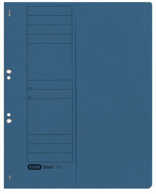 Dosar cu capse Elba Smart Eyelet A4 1/2, capacitate 200 coli, culoare albastru