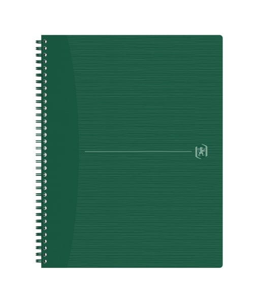Caiet Oxford Origins, A4+ 70 file, hartie Optik 90g/mp, spira dubla, scribzee, dictando, culoare verde