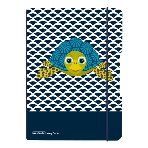 Caiet my.book flex A5 40 file, dictando, motiv Cute Animals Turtle