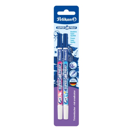 Carioca corectoare Super Pirat, varf B, set 2, blister