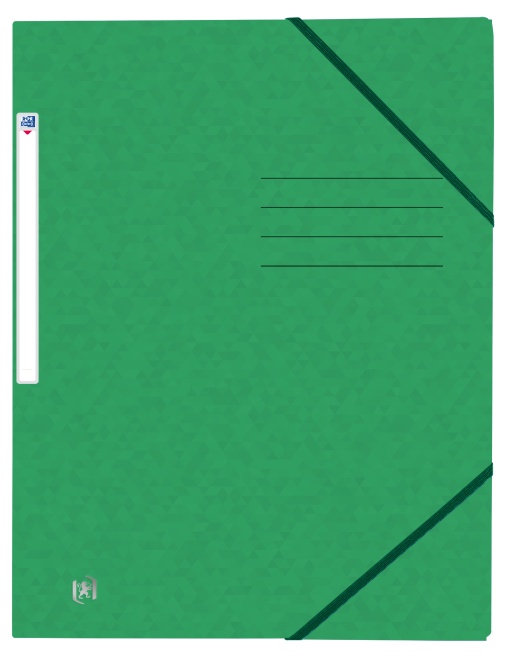 Dosar mapa Oxford TopFile A4, carton 390g/mp, capacitate 200 file, culoare verde