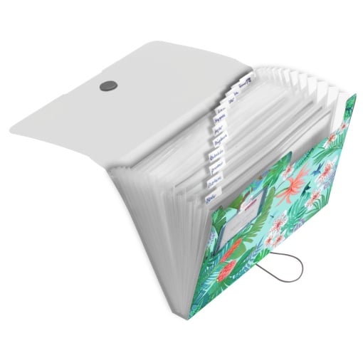 Mapa extensibila EOTG A4, 12 compartimente, motiv Ladylike Jungle