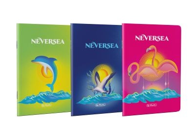 Caiet A5, 48 file, patratele, motiv Dreams of Neversea