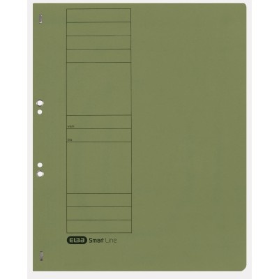 Dosar cu capse Elba Smart Eyelet A4 1/1, capacitate 200 coli, culoare verde