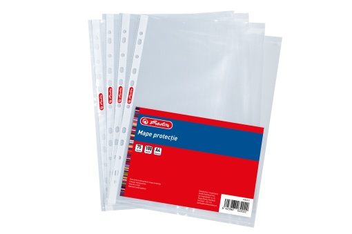 Mape protectie A4, 75 microni, set 100