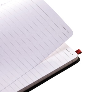Agenda nedatata Oxford Black n' Red A5 72 file, coperta rigida, dictando - Img 3