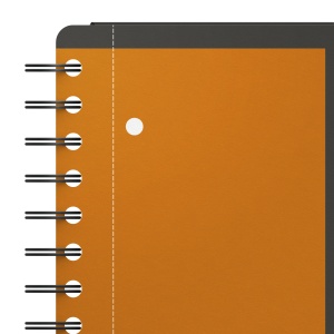 Agenda organizator Oxford International Meeting Book, A4+ 80 file, hartie Optik 90g/mp, spira dubla, scribzee, patratele, culoare gri - Img 5