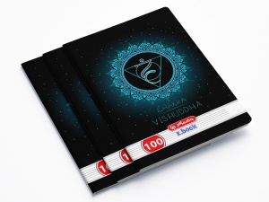 Caiet A4 100 file dictando, motiv Chakra - Img 3