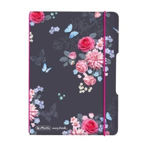 Caiet my.book flex A6, 40 file, dictando, motiv Ladylike Flowers - Img 1