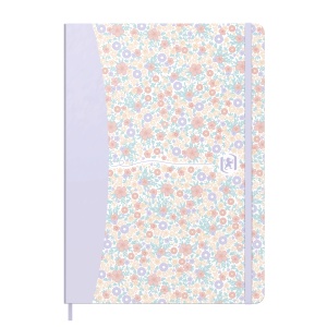 Caiet Oxford Floral A5 80 file, hartie Optik 90g, dictando, diverse culori - Img 2