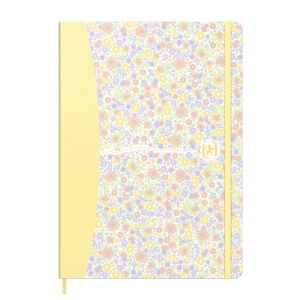 Caiet Oxford Floral A5 80 file, hartie Optik 90g, patratele, diverse culori - Img 4