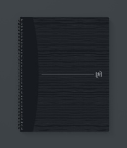 Caiet Oxford Origins, A4+ 70 file, hartie Optik 90g/mp, spira dubla, scribzee, dictando, culoare negru - Img 4