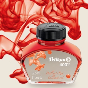 Cerneala 4001 in calimara 30 ml, culoare rosu