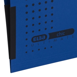 Dosar suspendat cu burduf Elba Ultimate A4, carton 240g/mp, capacitate 330 file, culoare albastru inchis - Img 3