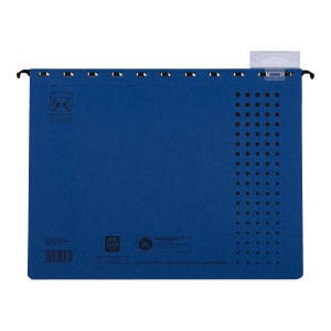 Dosar suspendat cu sina Elba A4, carton 240g/mp, capacitate 200 file, culoare albastru inchis - Img 7