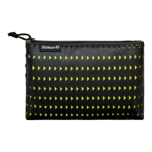 Etui plat tip LaserCut, culoare negru / galben