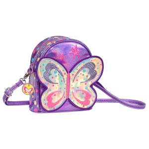 Geanta Crossbody Two Way Fun Time Stylish, motiv Sparkling Butterfly