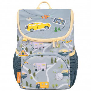 Ghiozdan gradinita Little Traveler Plus, motiv Camp Time