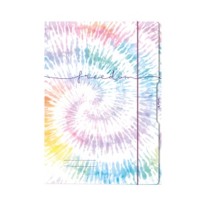 Mapa cu elastic A3, motiv New Batik Freedom