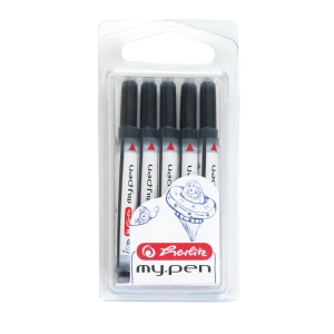 Patroane cerneala my.pen, dimensiune standard, culoare albastru, set 5 - Img 1
