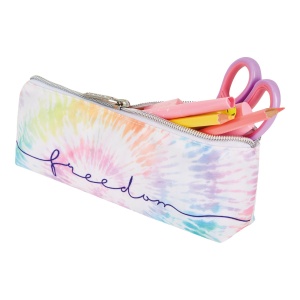 Penar tip etui din tesatura Twill, 1 compartiment, motiv New Batik Freedom - Img 1
