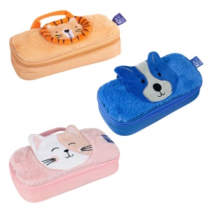Penar tip etui dreptunghiular Oxford Animal Besties, diverse motive